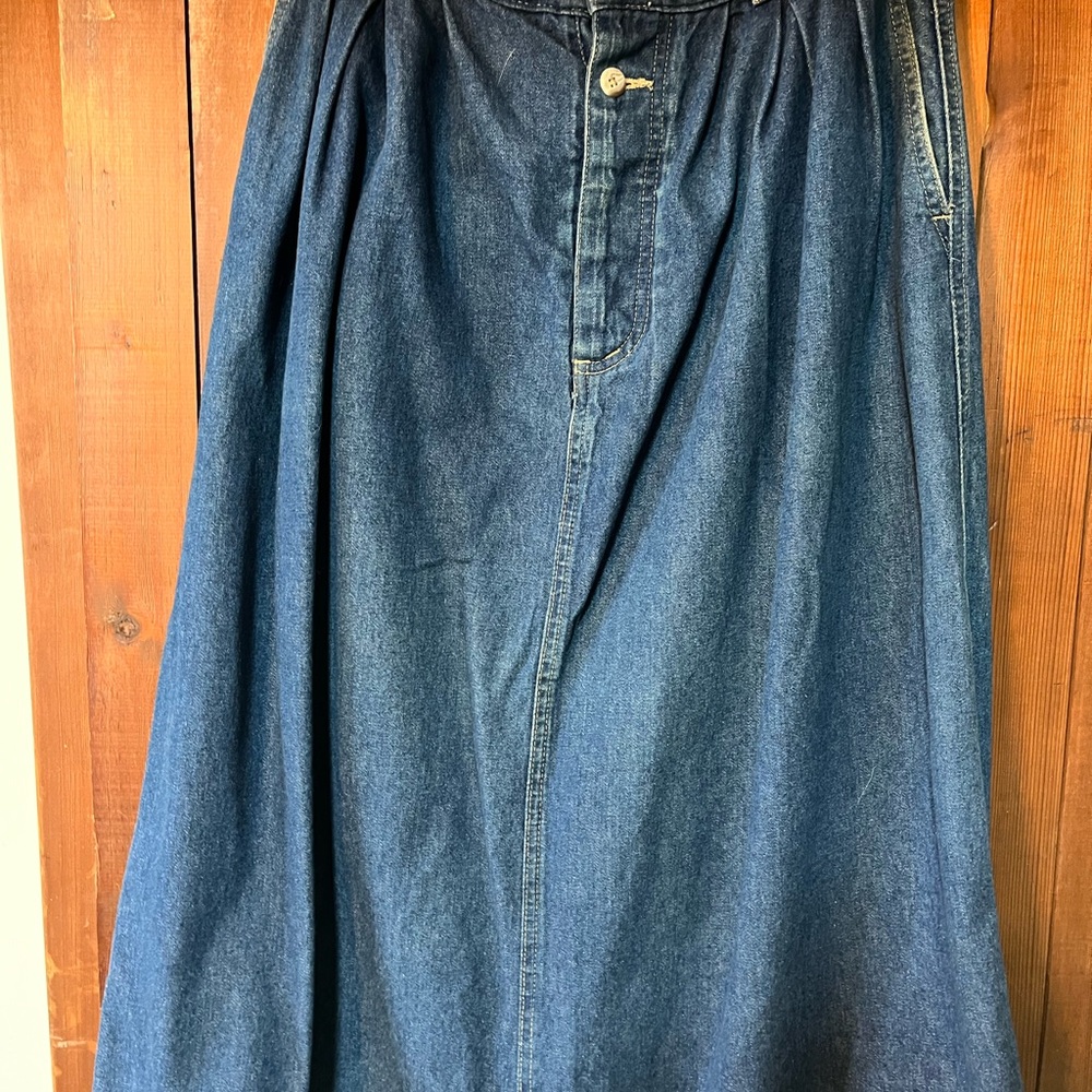 Talbots Blue Denim Skirt
